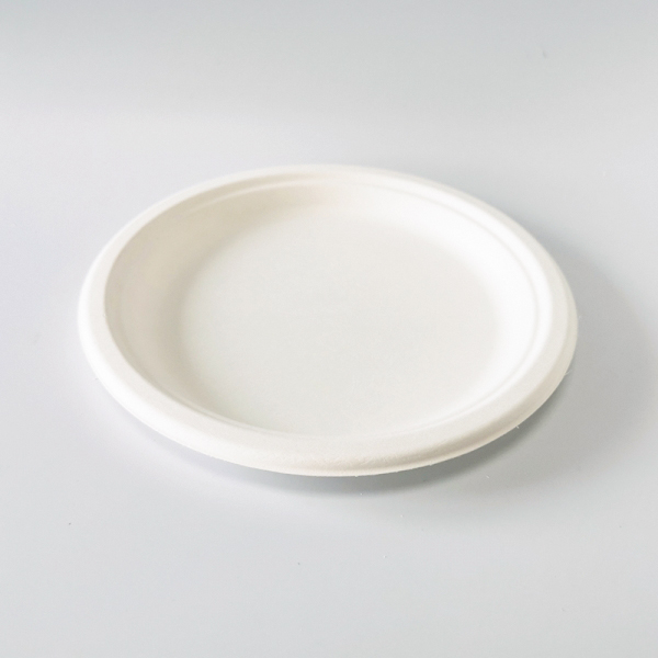 New Products Biodegradable Sugarcane bagasse Disposable 9 inch round plate