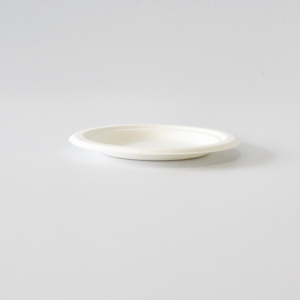 P012 biodegradable and compostable sugarcane bagasse disposable paper plate