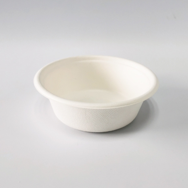 Disposable eco friendly sugarcane bagasse 300ml round bowl